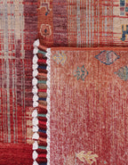 Nomadia Crimson El Dokuma Yün Halı 181 x 120 cm