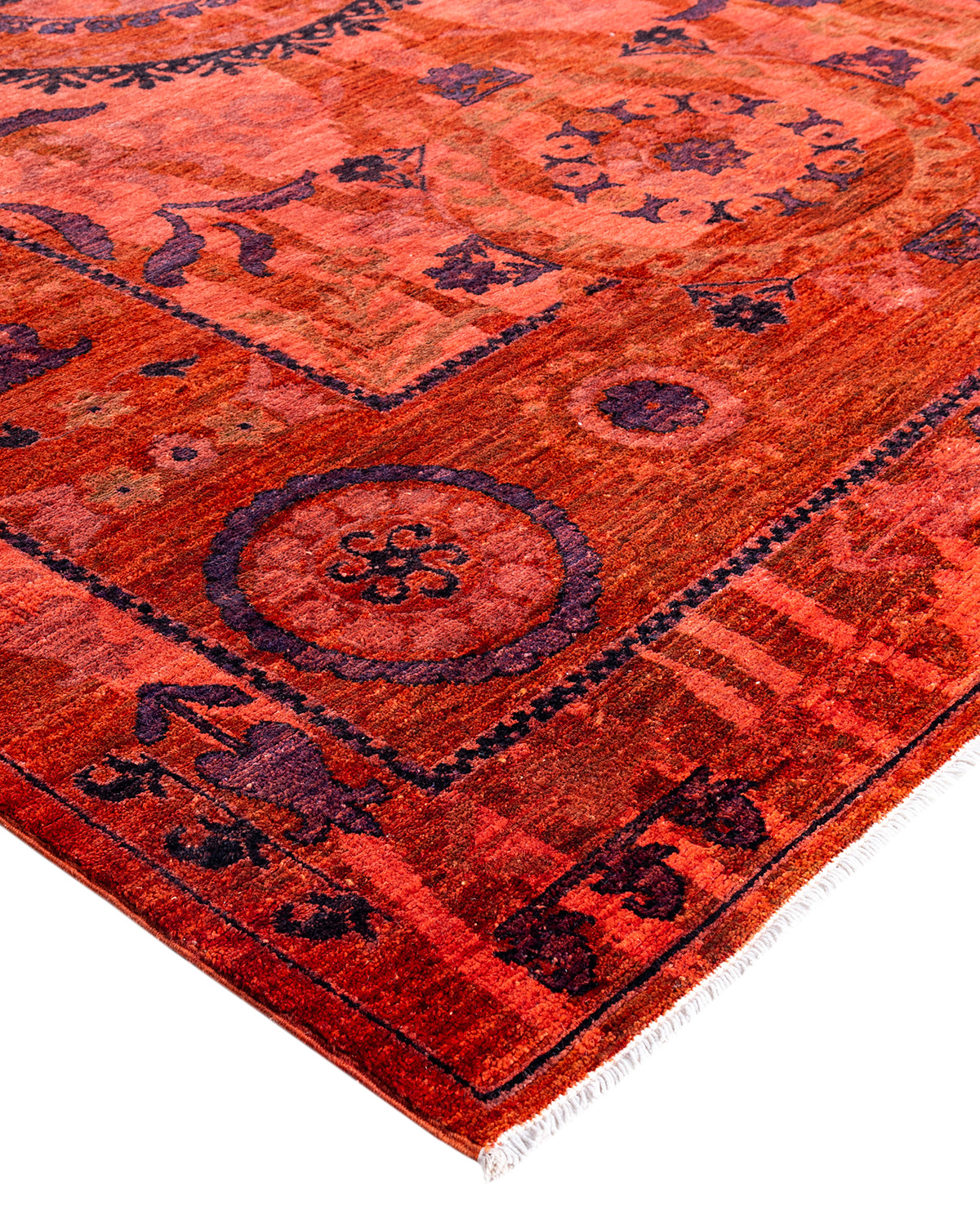 Arbour Hand-Woven Wool and Silk Carpet 259x182 cm
