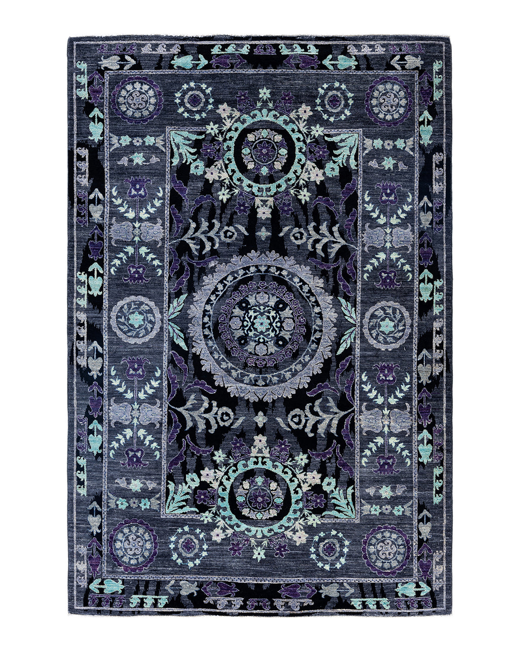 Willowmere Hand-Woven Wool and Silk Rug 241x161 cm