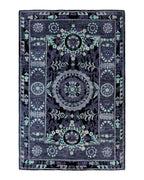 Willowmere Hand-Woven Wool and Silk Rug 241x161 cm