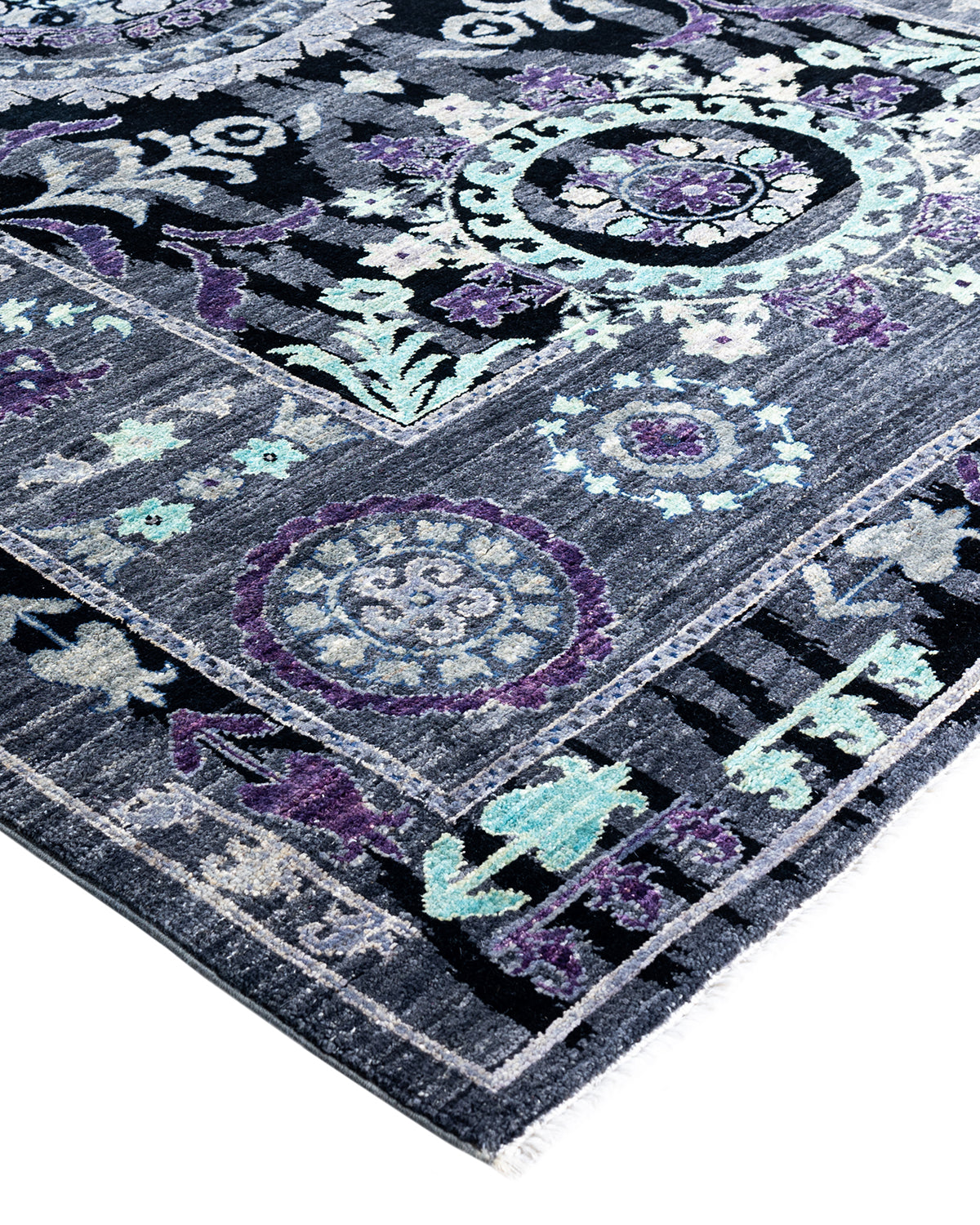 Willowmere Hand-Woven Wool and Silk Rug 241x161 cm