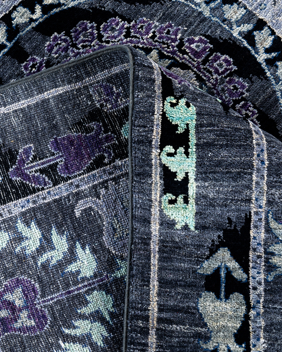 Willowmere Hand-Woven Wool and Silk Rug 241x161 cm