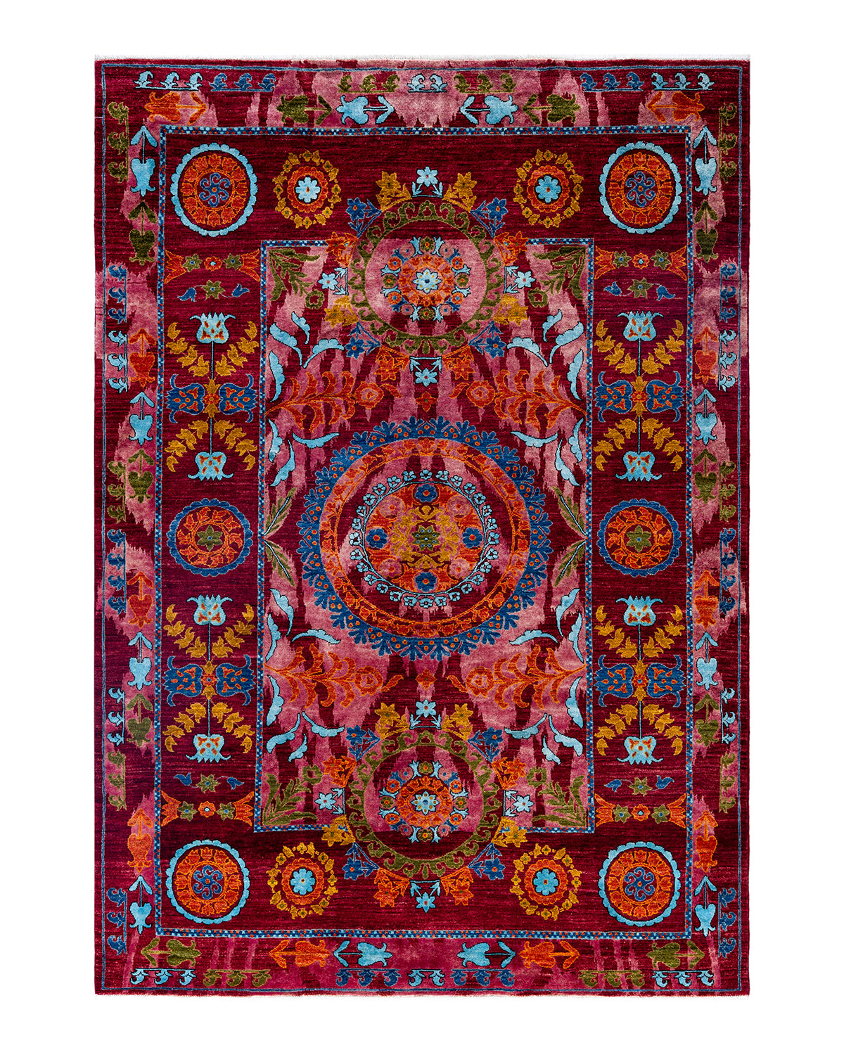 Khiva El Dokuma Yün ve İpek Halı 255x182 cm