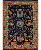 Golden Mirage Hand-Woven Wool Carpet 264x191 cm