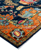 Golden Mirage Hand-Woven Wool Carpet 264x191 cm