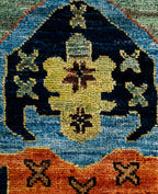 Golden Mirage Hand-Woven Wool Carpet 264x191 cm