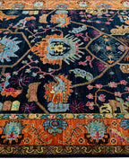 Golden Mirage Hand-Woven Wool Carpet 264x191 cm