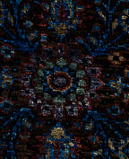 Sapphire Elegance Hand-Woven Wool Carpet 258x188 cm