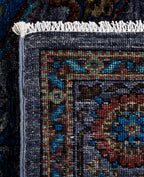 Sapphire Elegance Hand-Woven Wool Carpet 258x188 cm
