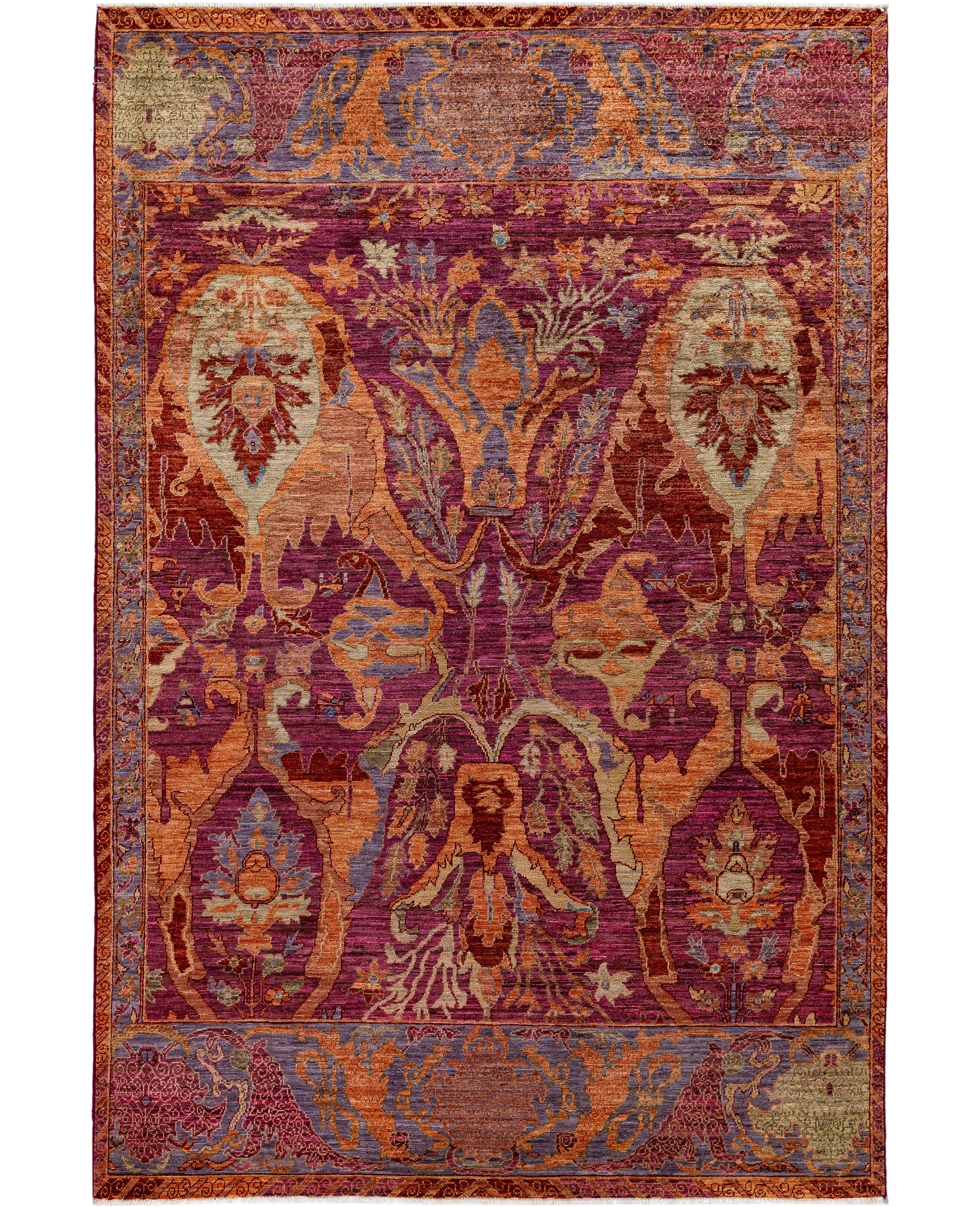 Antique Garnet El Dokuma Yün Halı 277x183 cm