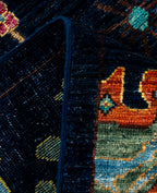 Mystic Dye Hand-Woven Wool Carpet 273x187 cm