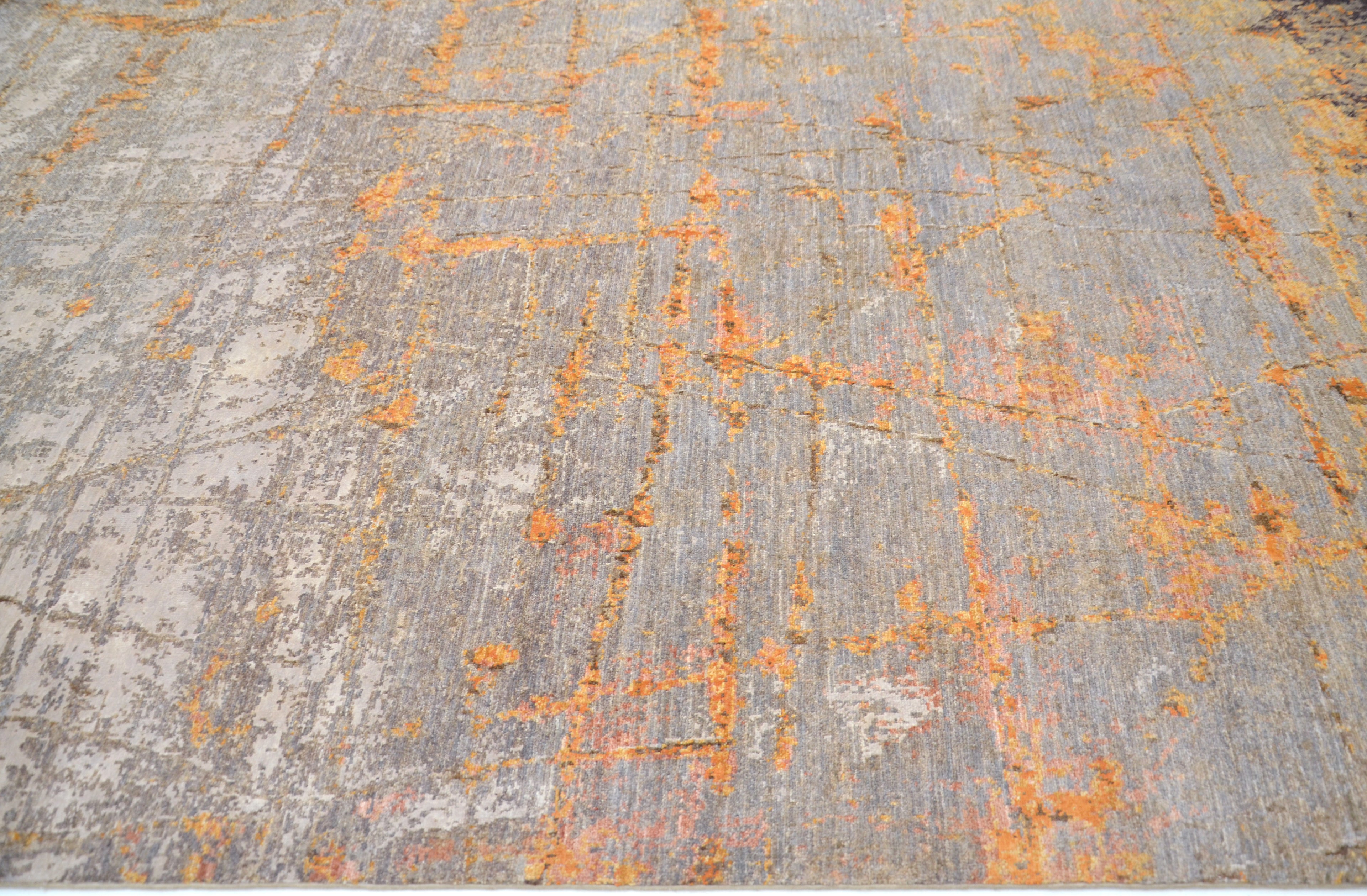 Corten El Dokuma Yün Ve İpek Halı 304x200 cm