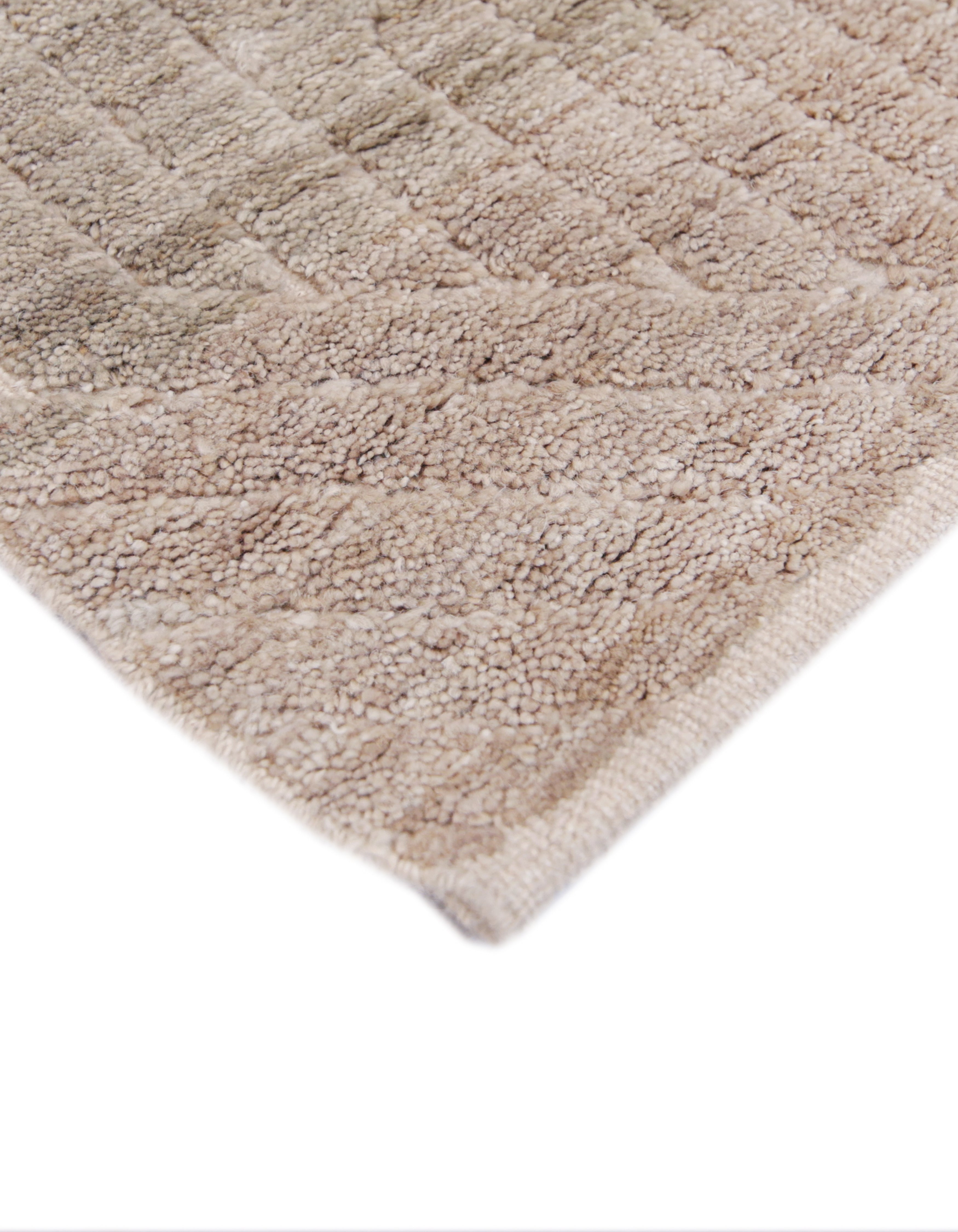BordeauX White El Dokuma Yün Halı 299x219 cm