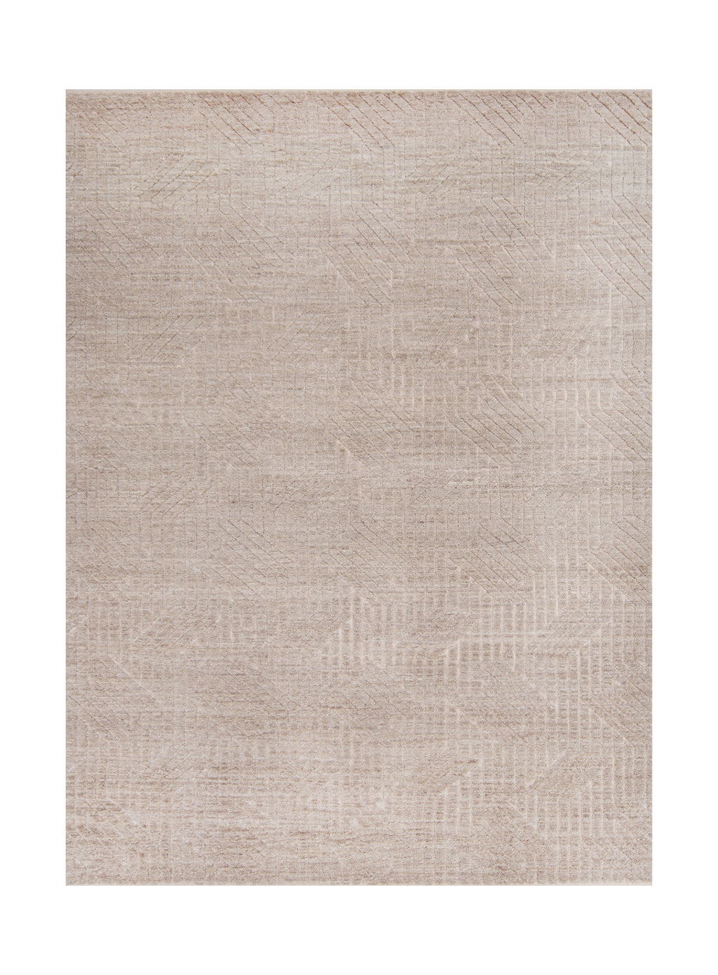 BordeauX White El Dokuma Yün Halı 299x219 cm