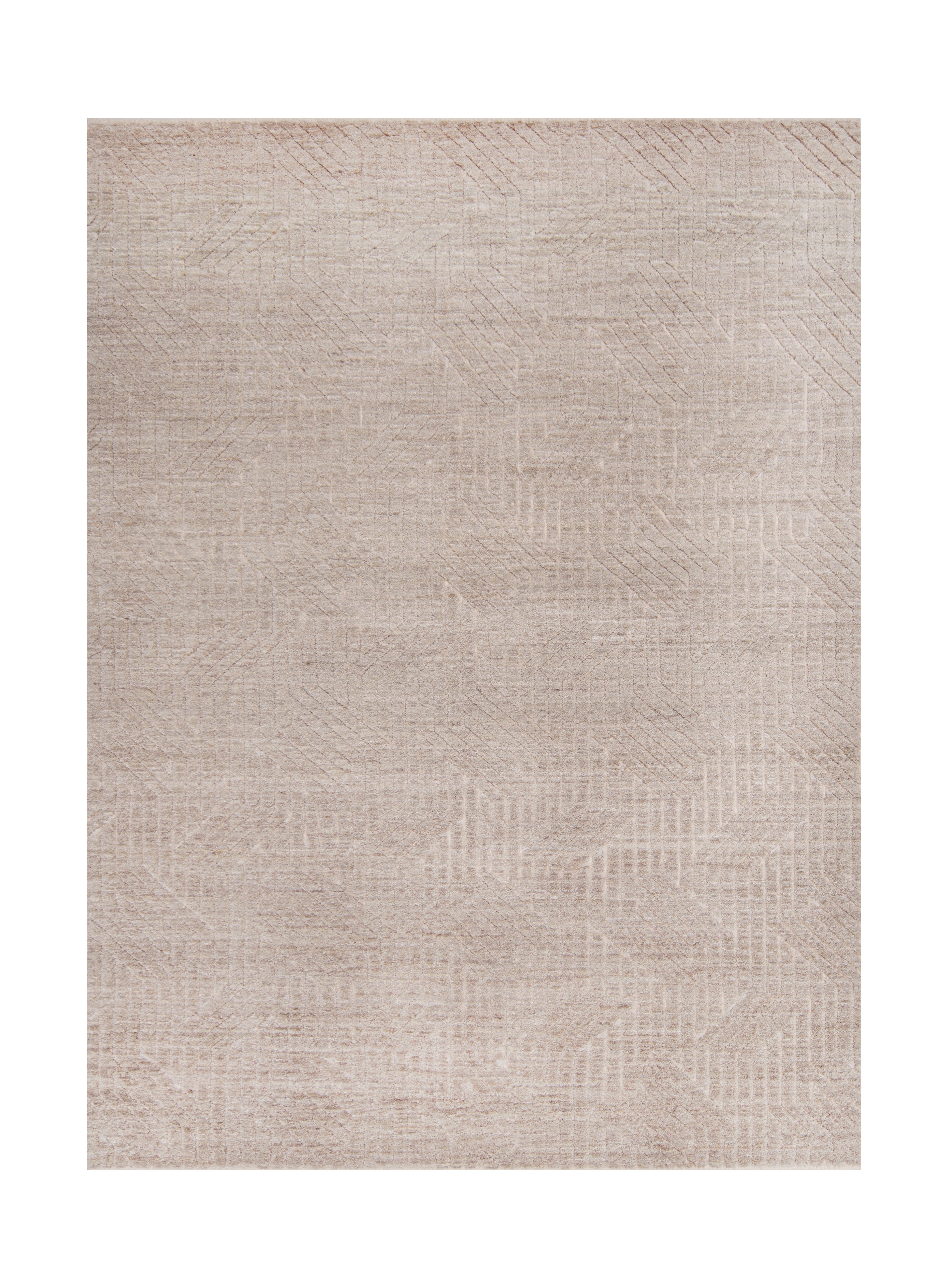 BordeauX White El Dokuma Yün Halı 299x219 cm