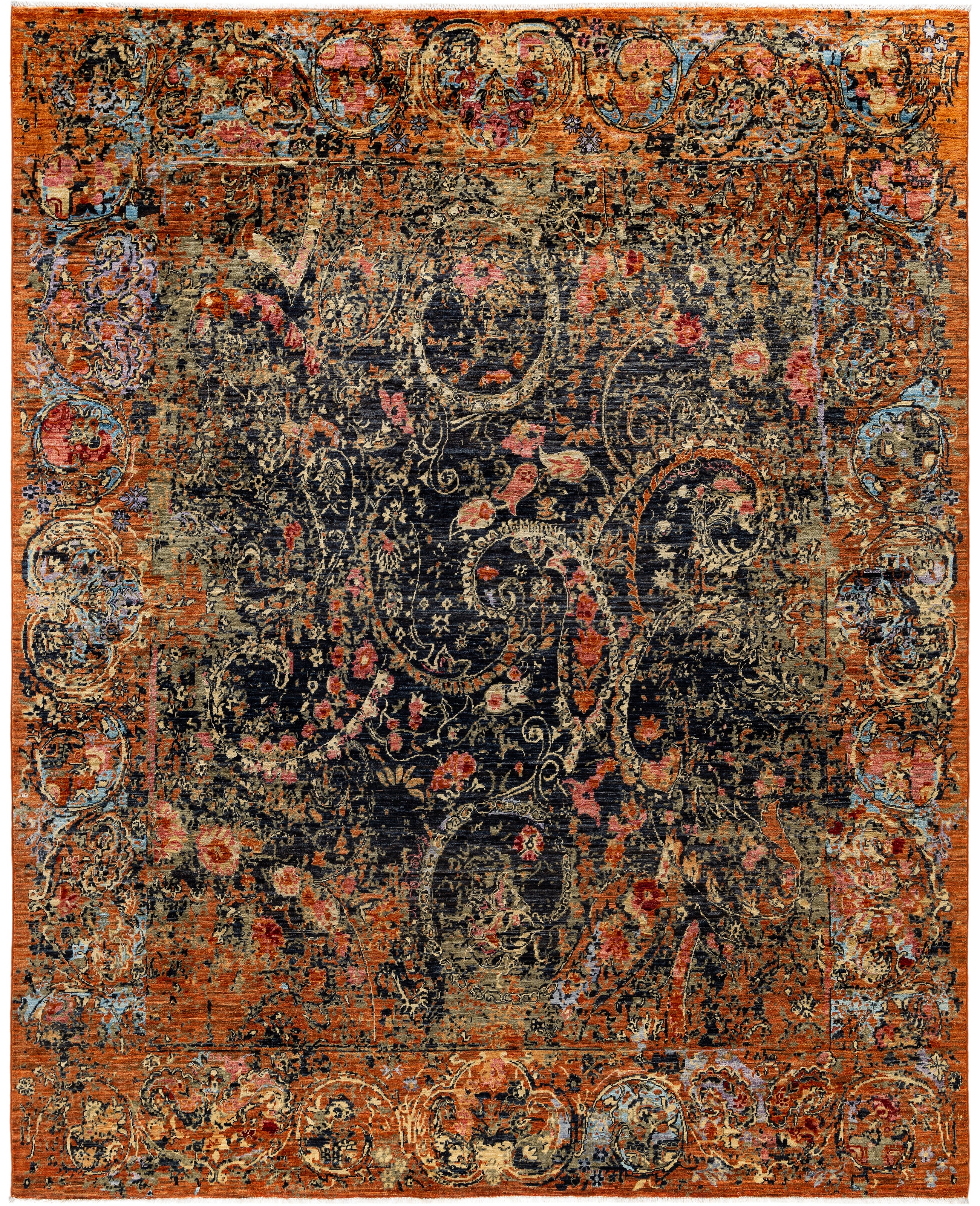 Baroque Org El Dokuma Yün ve İpek Halı 297x246 cm