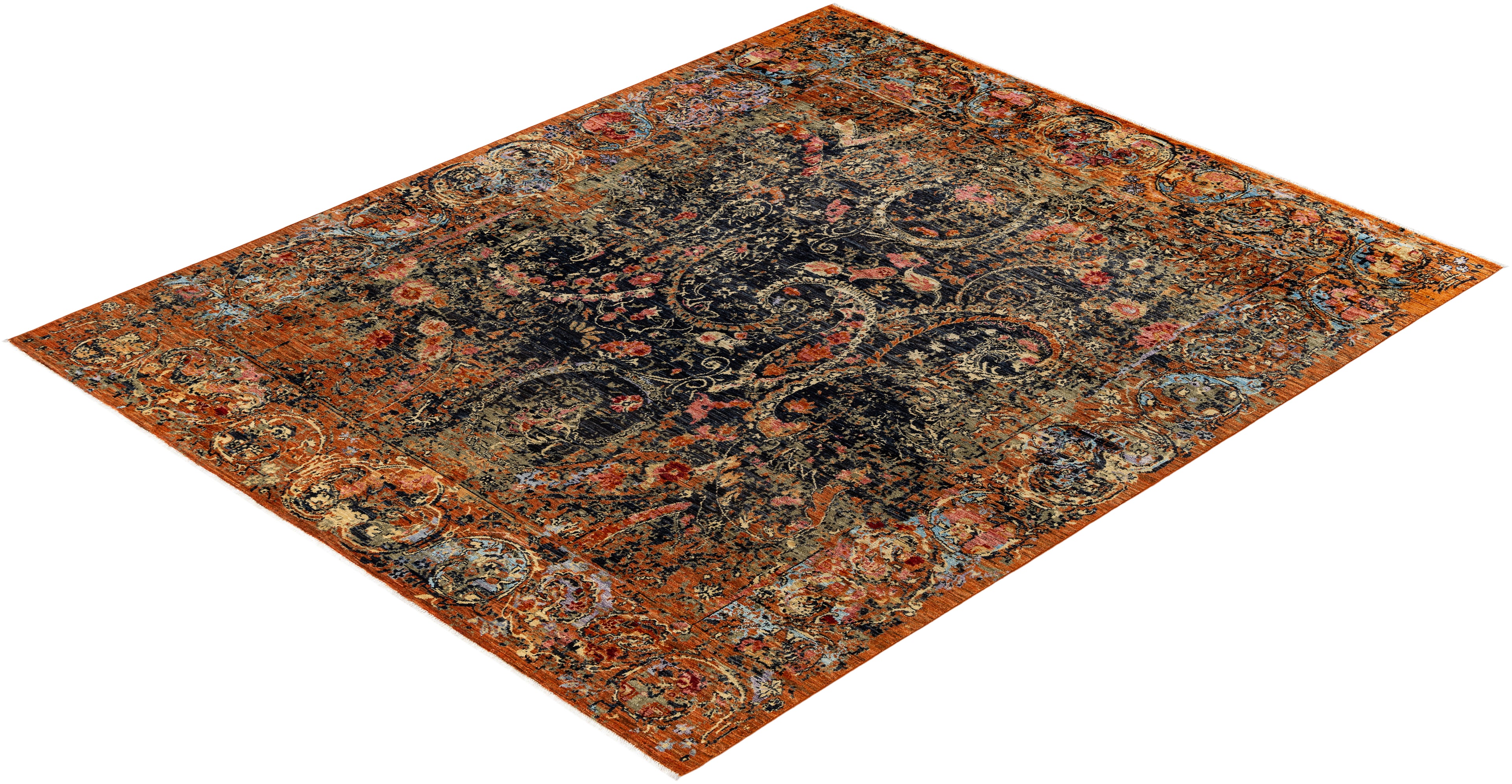 Baroque Org El Dokuma Yün ve İpek Halı 297x246 cm
