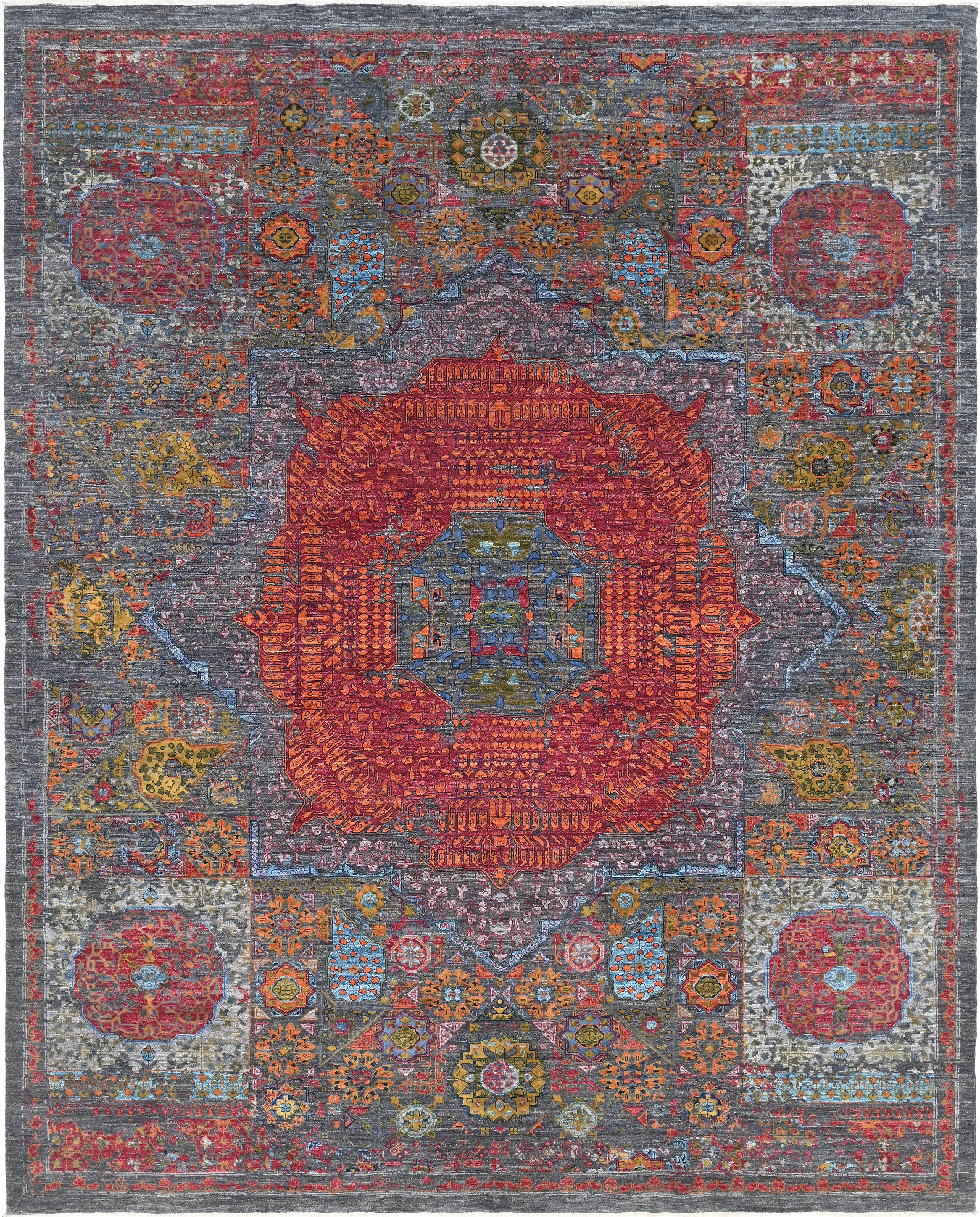 Medallion El Dokuma Yün ve İpek Halı 3067x246 cm