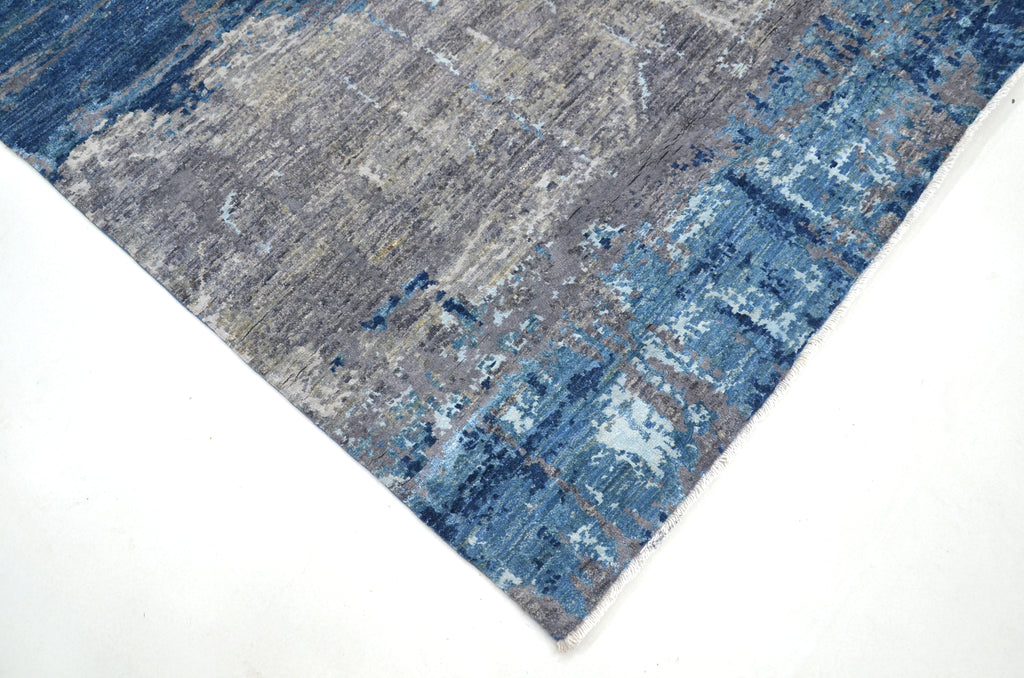 Tides Hand-Woven Wool and Silk Carpet 311x244 cm