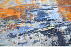 Fauve Hand-Woven Wool and Silk Carpet 304x199 cm