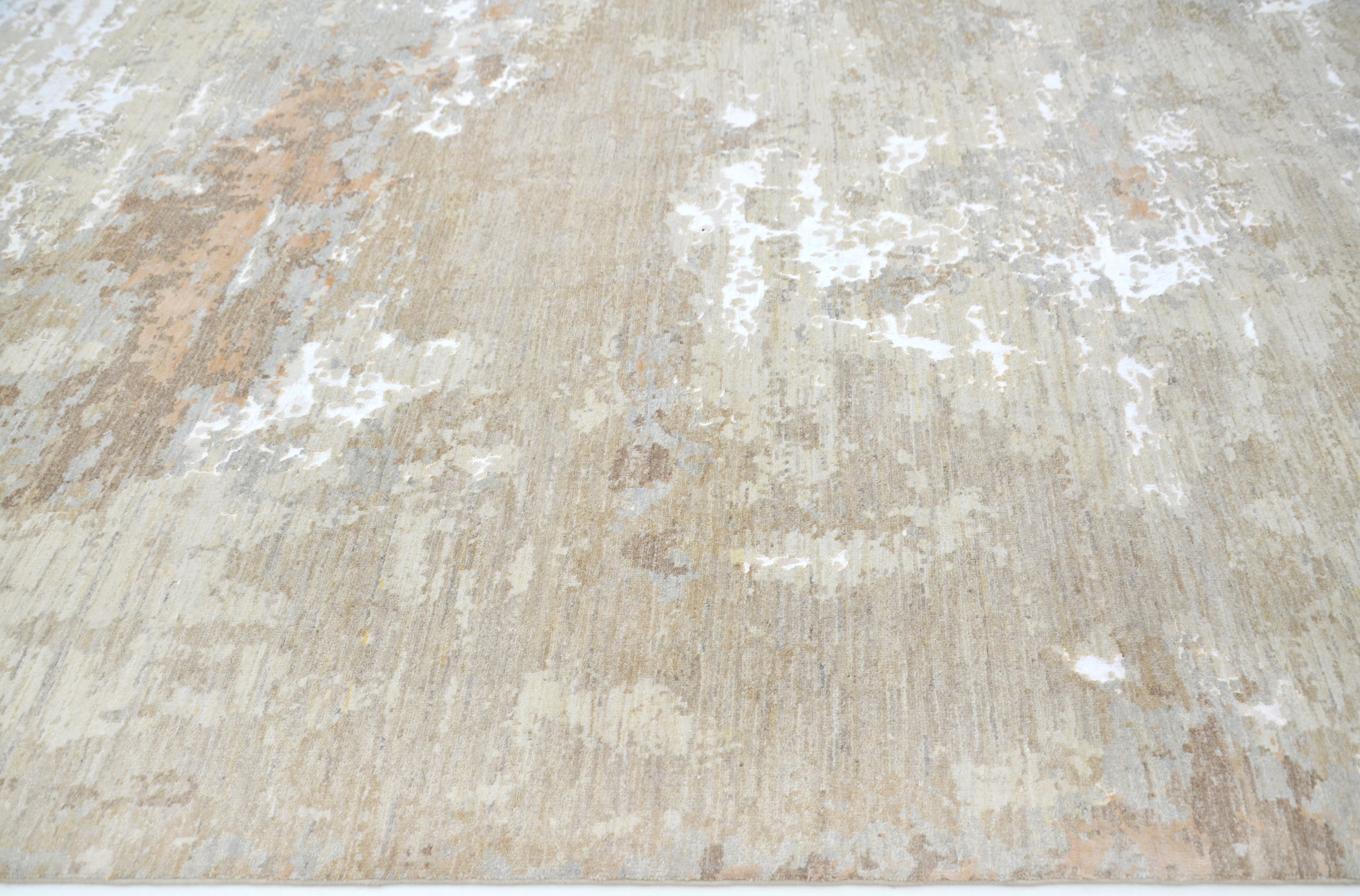 Ivory Mist El Dokuma Yün ve İpek Halı 304x248 cm