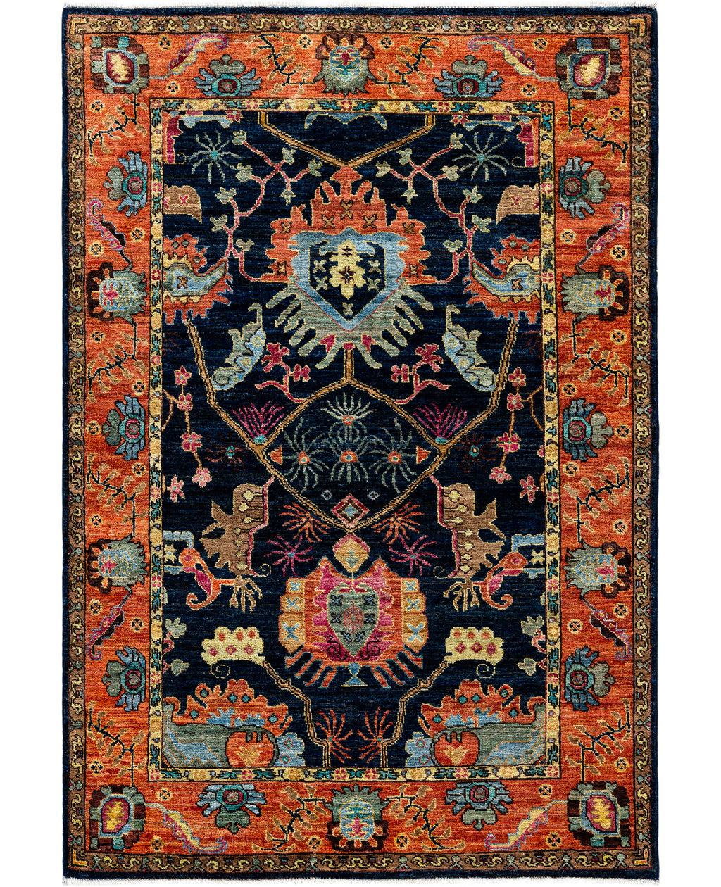 Golden Mirage El Dokume Yün Halı 183x125 cm