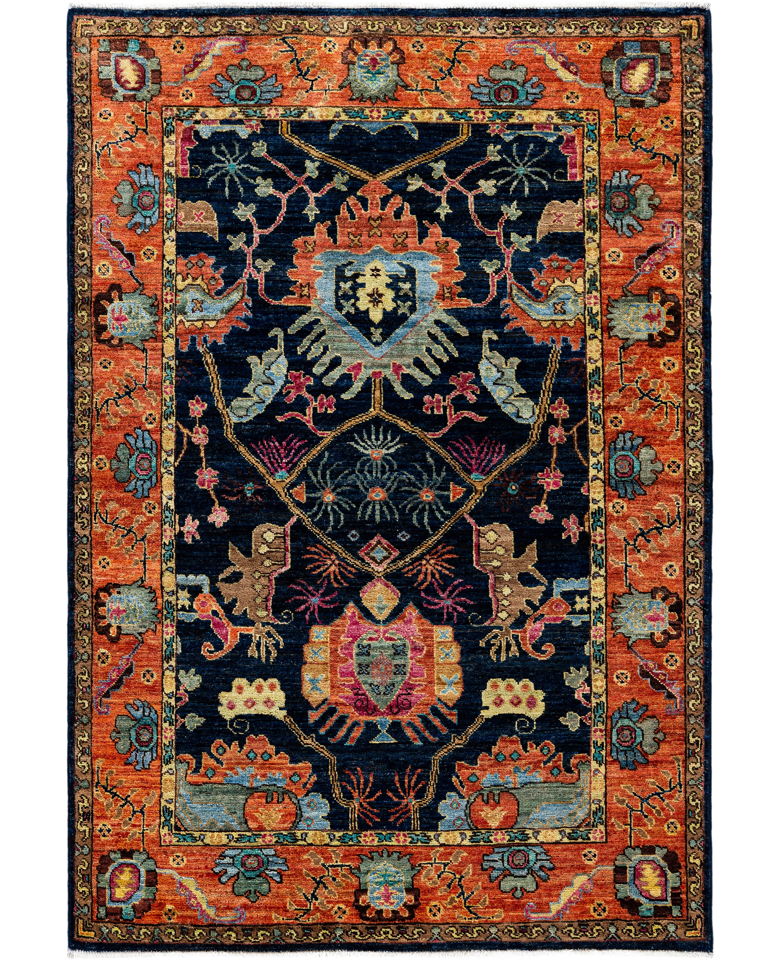 Golden Mirage El Dokume Yün Halı 183x125 cm