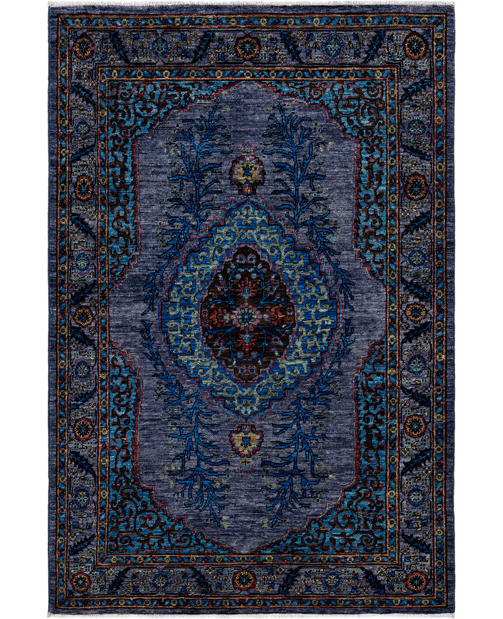 Sapphire Elegance El Dokuma Yün Halı 181x120 cm