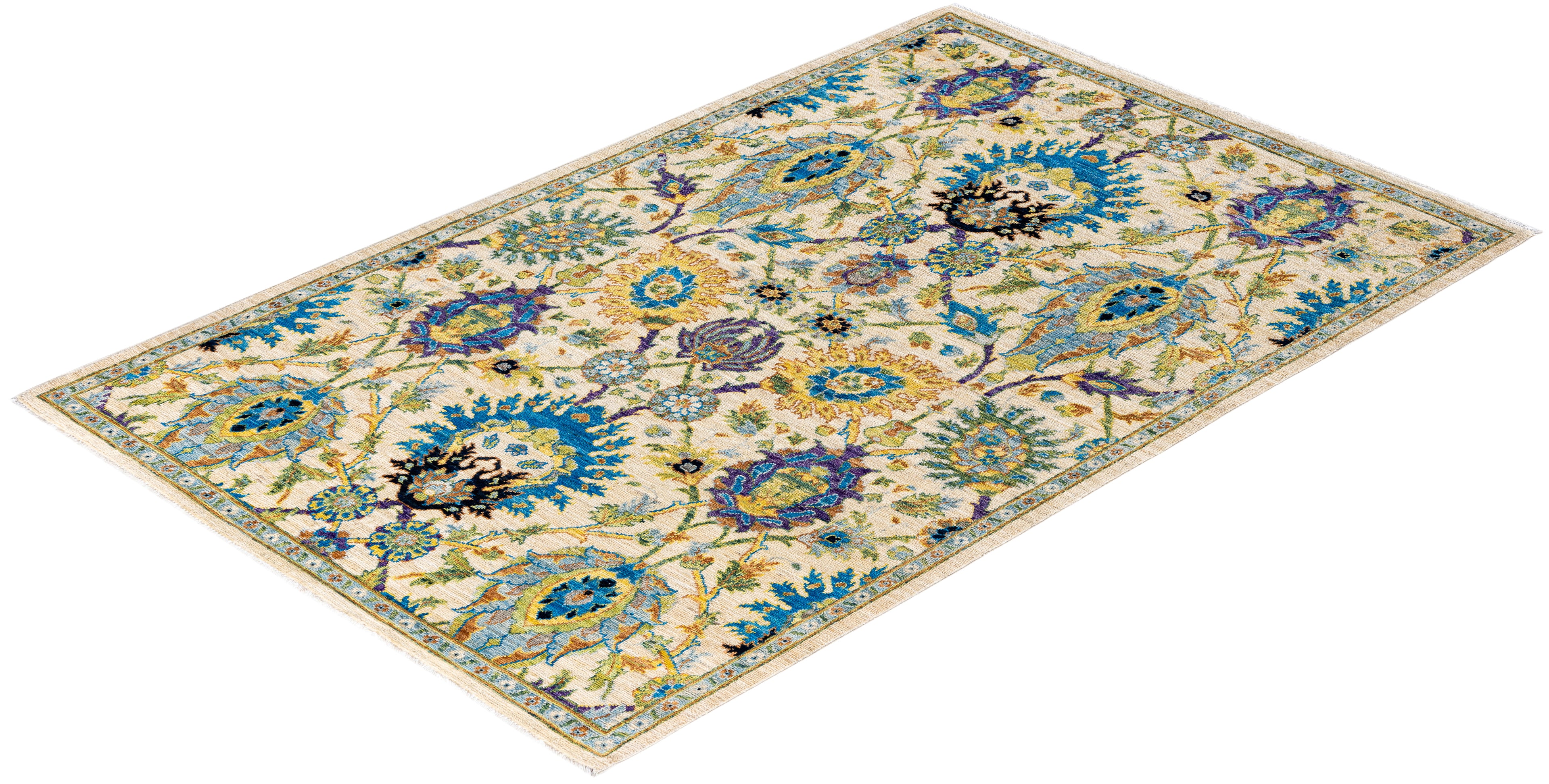 Everbloom El Dokuma Yün Halı 204 x 132 cm