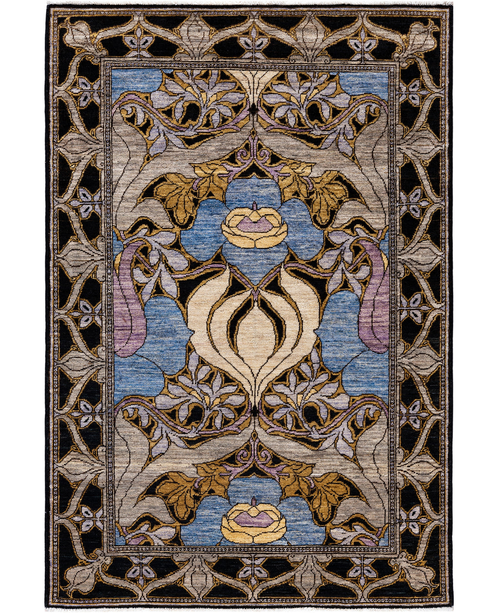 Arden Fleur El Dokuma Yün Halı 186 x 125 cm