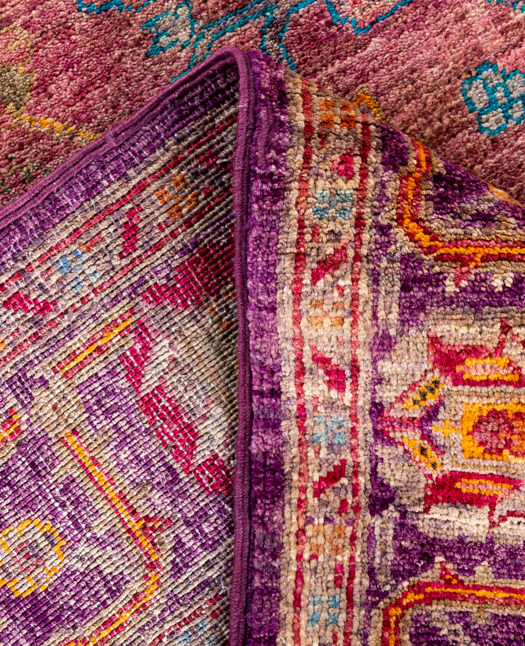 Lunaria Fuchsia El Dokuma Yün Halı 180 x 124 cm