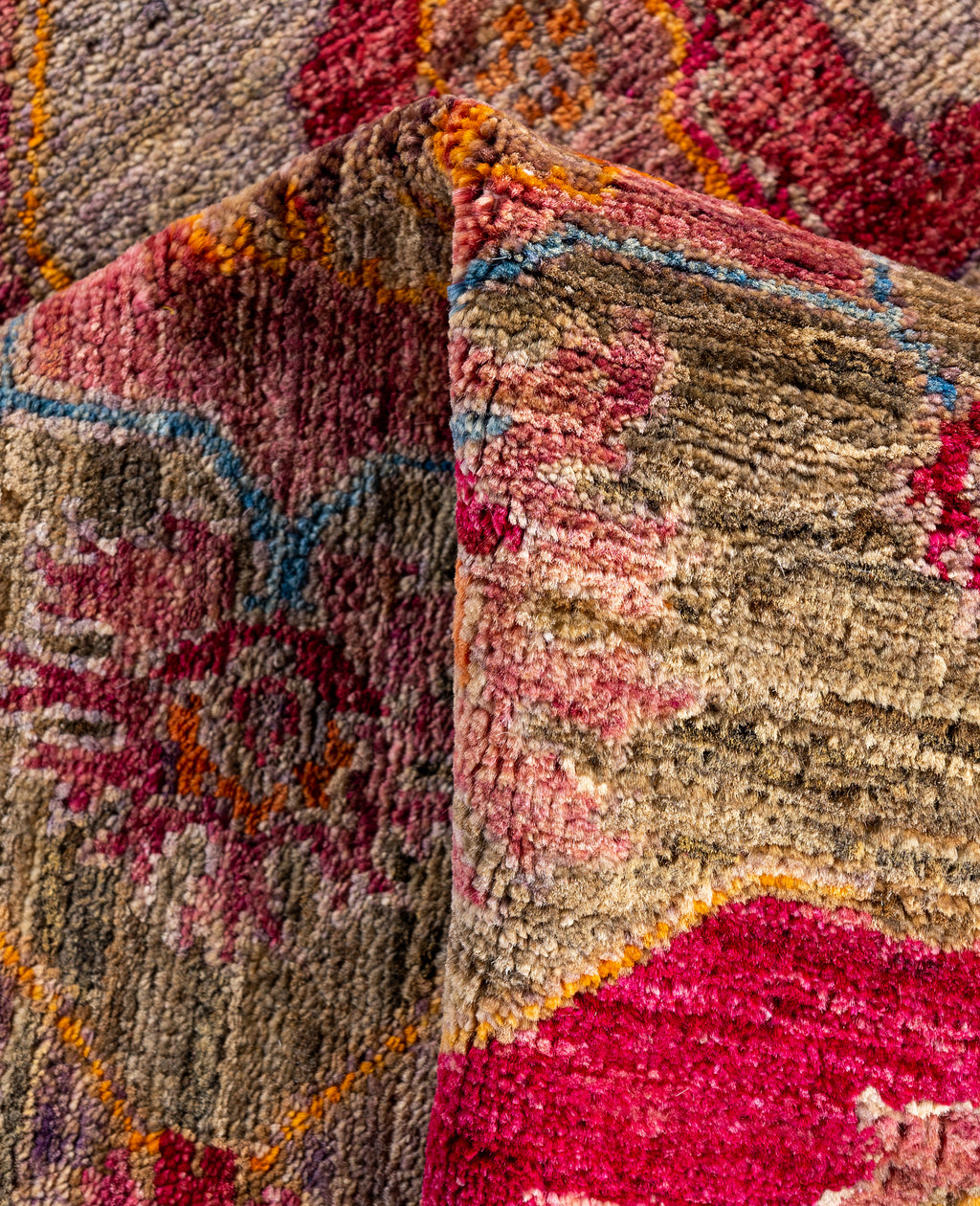 Lunaria Fuchsia El Dokuma Yün Halı 180 x 124 cm