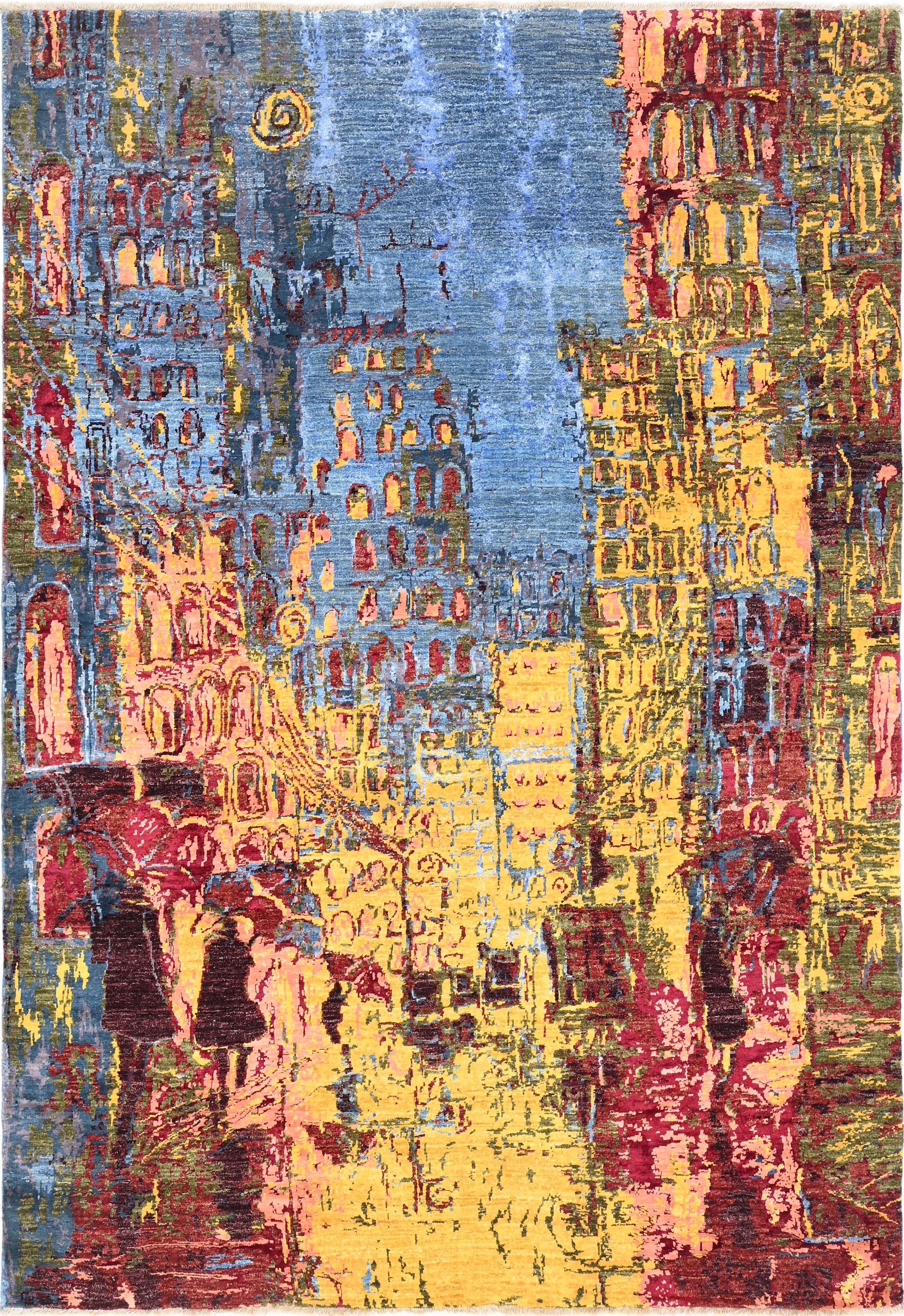 Rue Pluvienne El Dokuma Yün ve İpek  Halı 242 x 168 cm