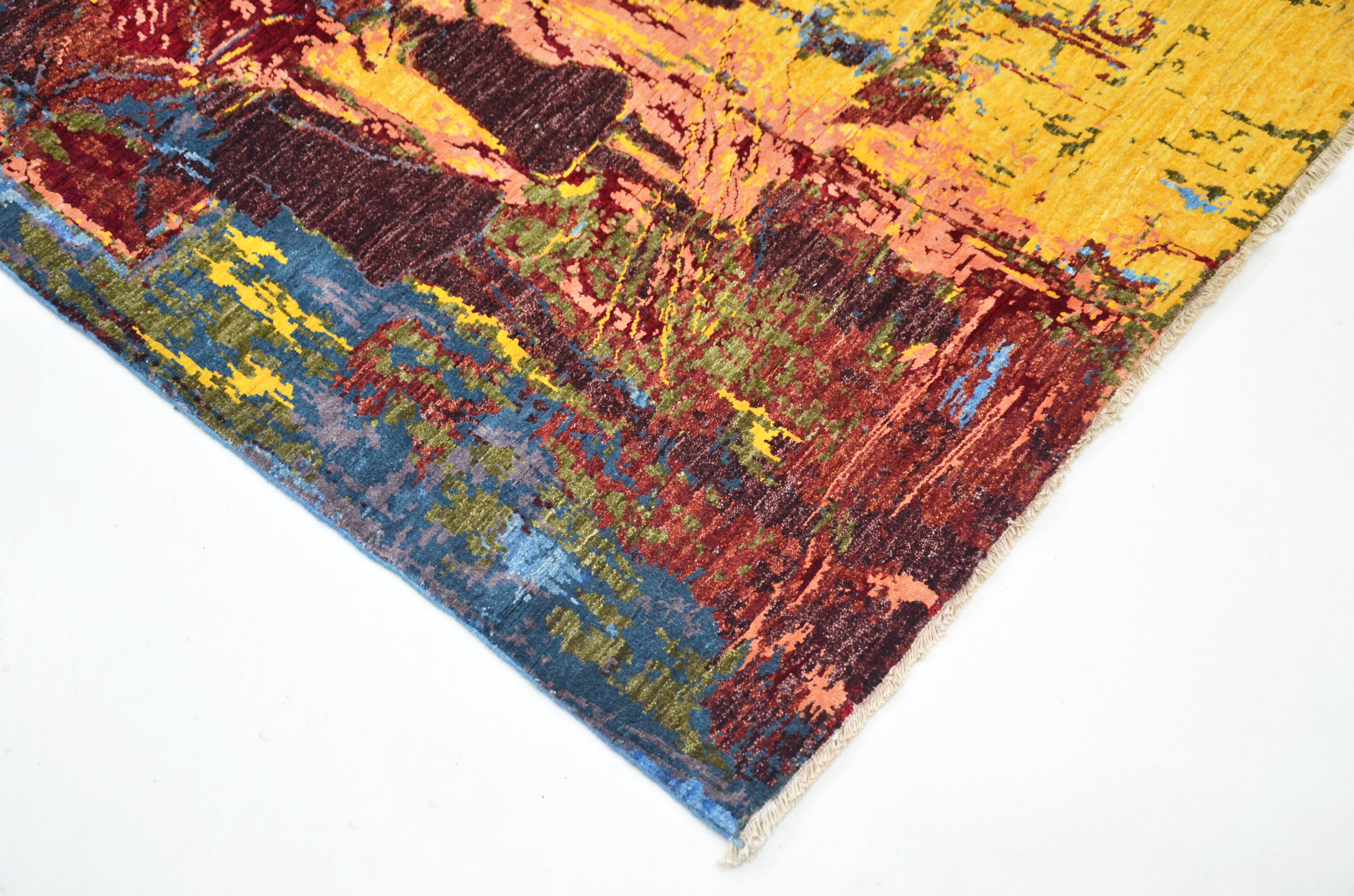 Rue Pluvienne El Dokuma Yün ve İpek  Halı 242 x 168 cm