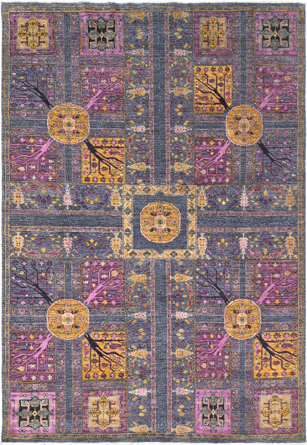 Qanat Atlas El Dokuma Yün ve İpek Halı 240 x 165 cm