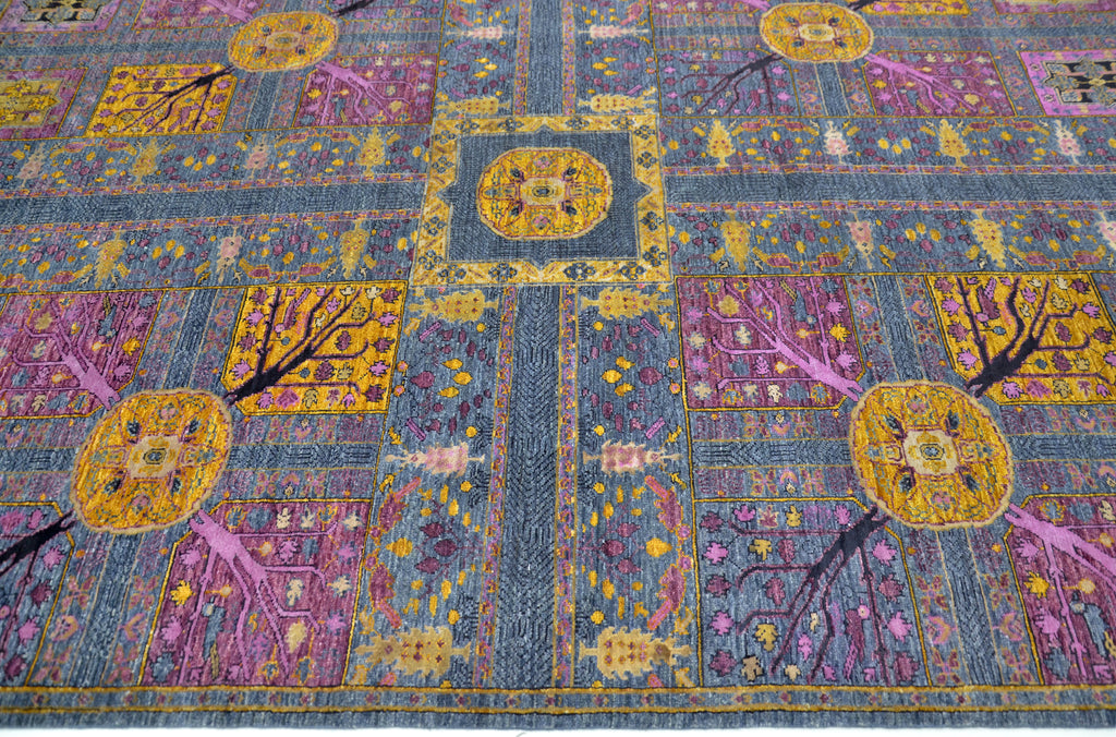 Qanat Atlas El Dokuma Yün ve İpek Halı 240 x 165 cm