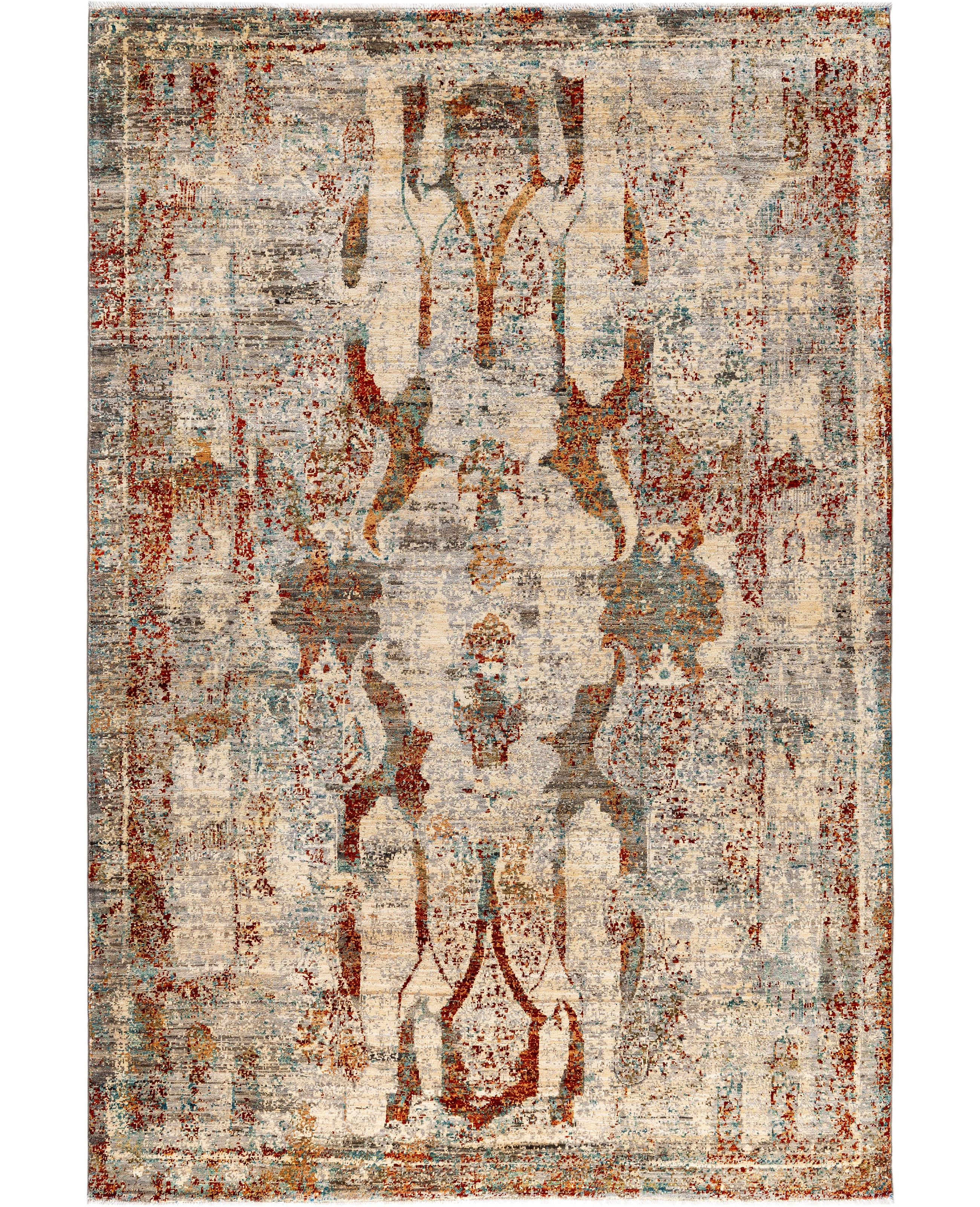 Verdura Rust El Dokuma Yün Halı 272 x 183 cm