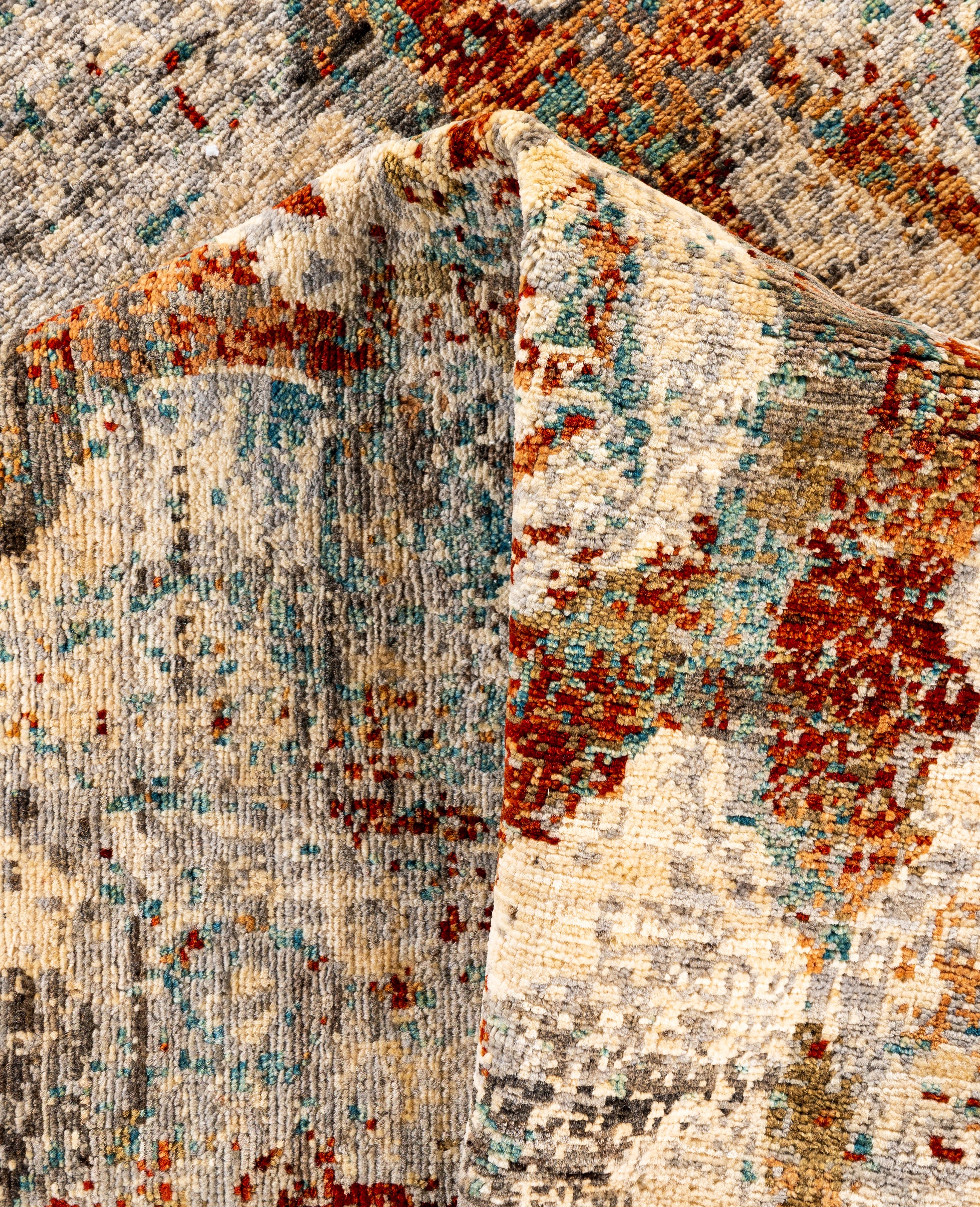 Verdura Rust El Dokuma Yün Halı 272 x 183 cm