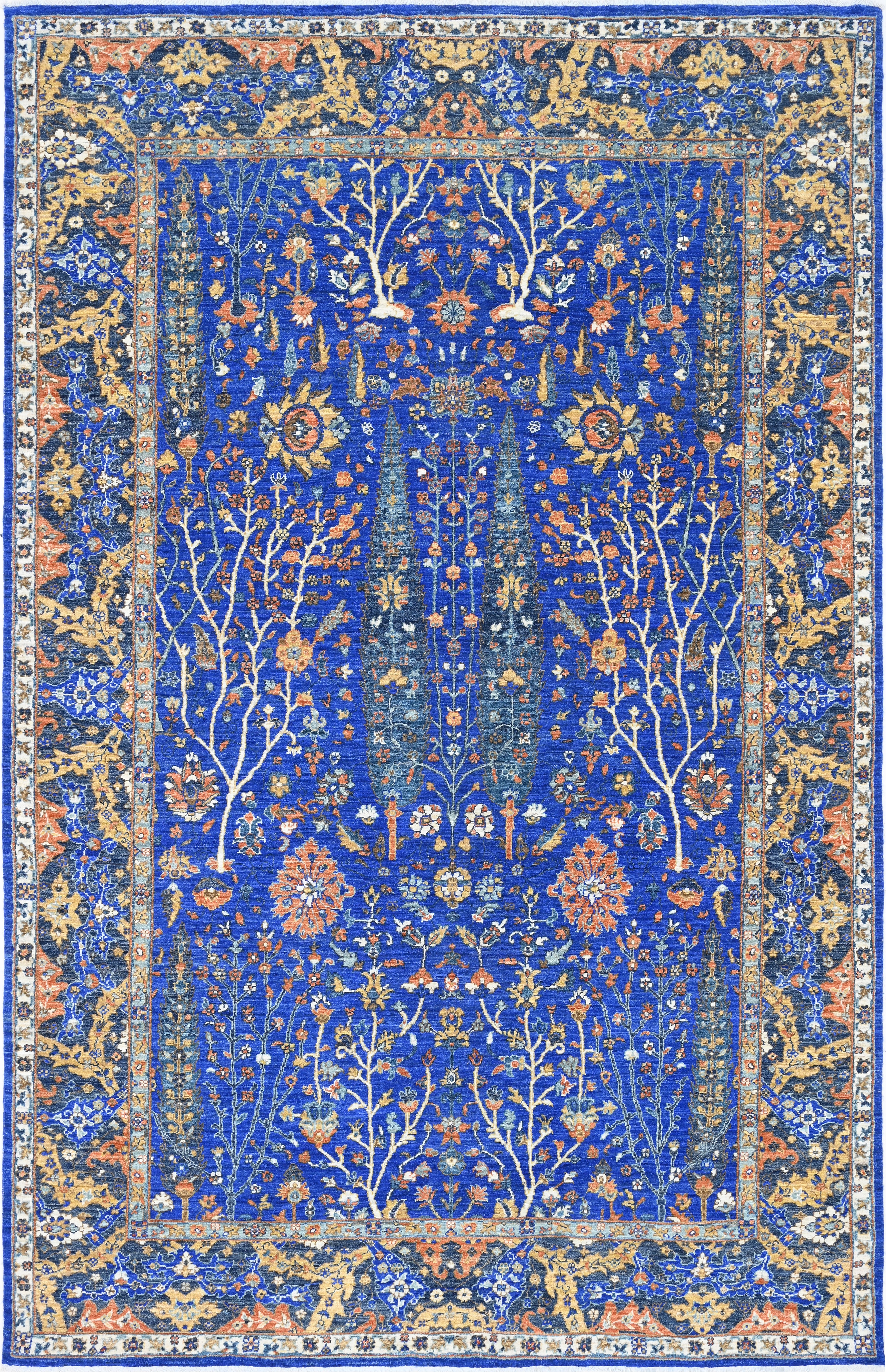 Safira Garden El Dokuma Yün Halı 304 x 196 cm