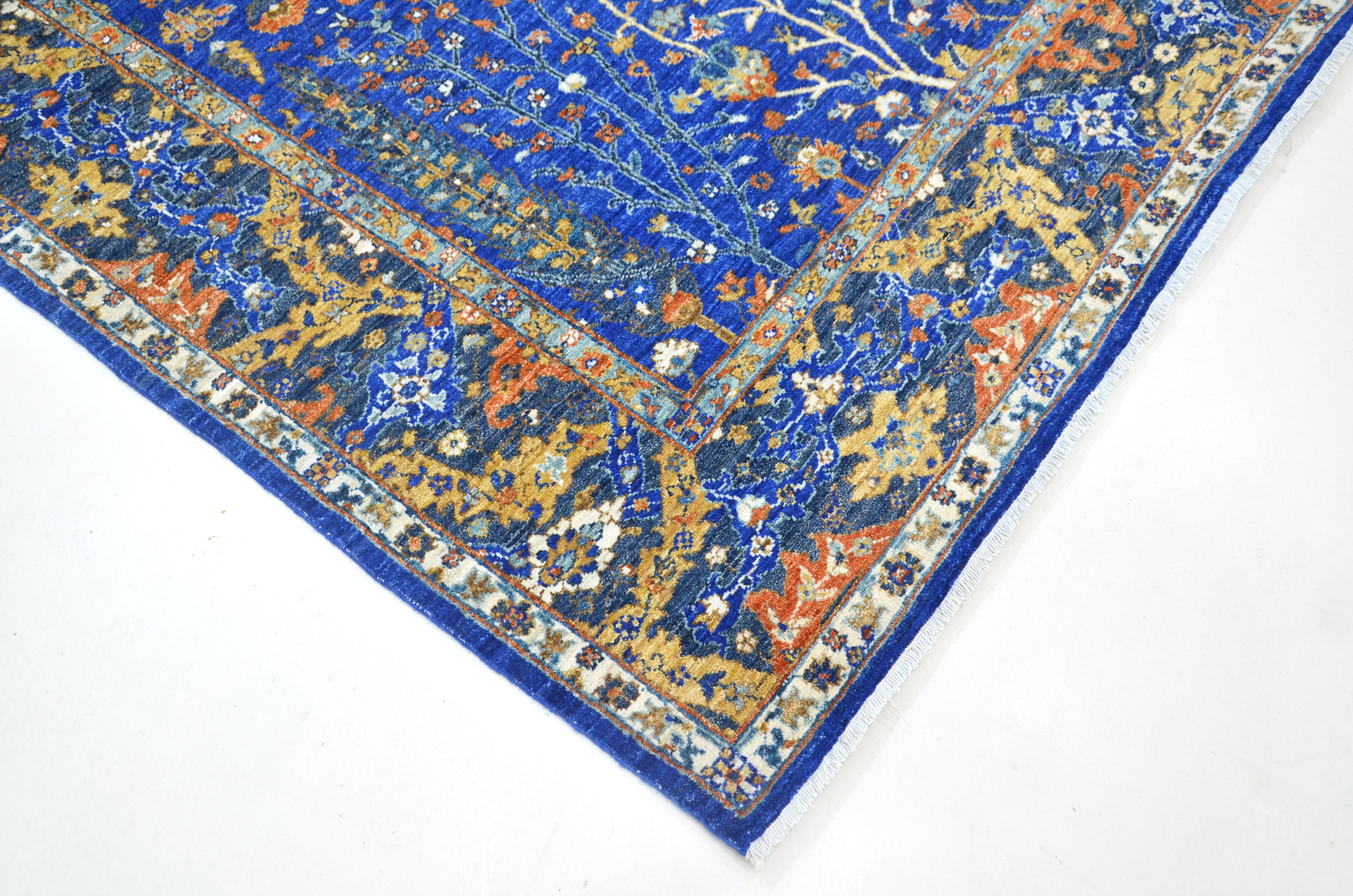 Safira Garden El Dokuma Yün Halı 304 x 196 cm