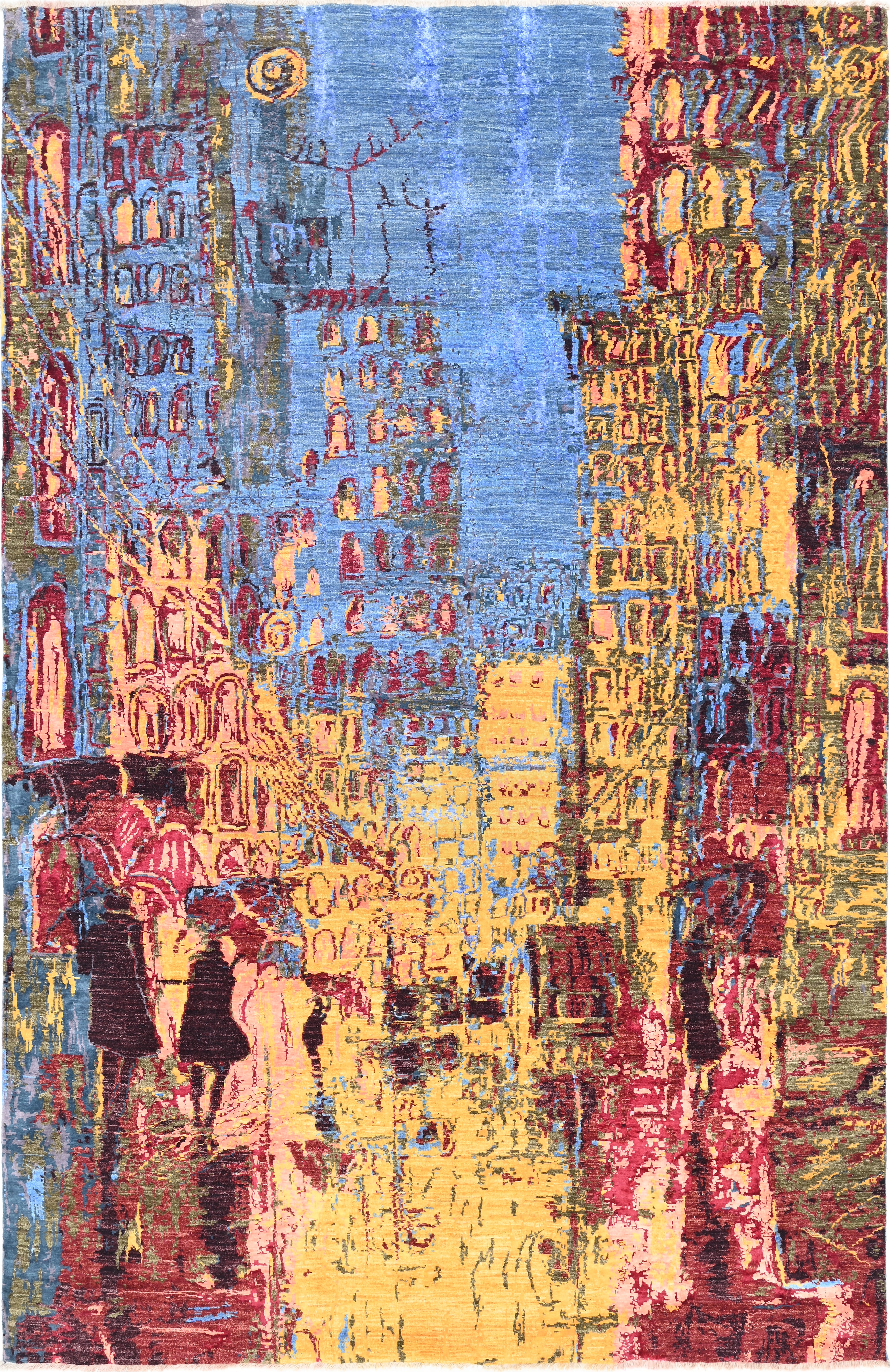 Rue Pluvienne El Dokuma Yün ve İpek Halı 303 x 198 cm