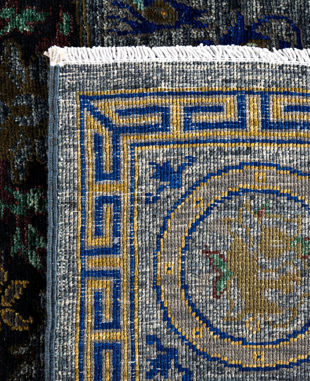 Imperial Phoenix Blue El Dokuma Yün Halı 268 x 186 cm