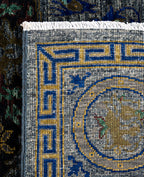 Imperial Phoenix Blue El Dokuma Yün Halı 268 x 186 cm