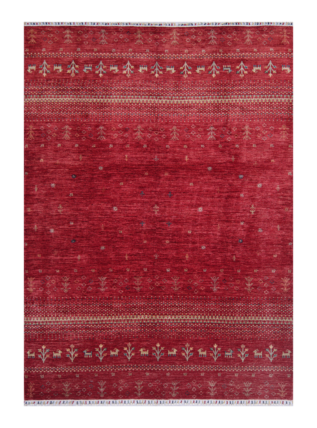 Gabira Crimson El Dokuma Yün Halı 294 x 212 cm