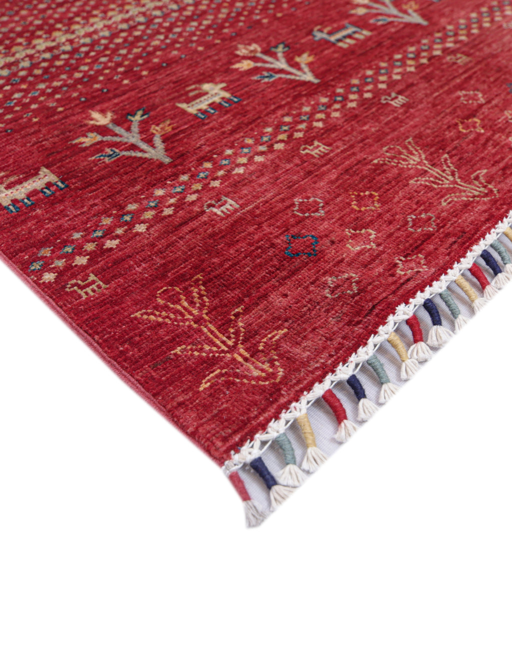 Gabira Crimson El Dokuma Yün Halı 294 x 212 cm