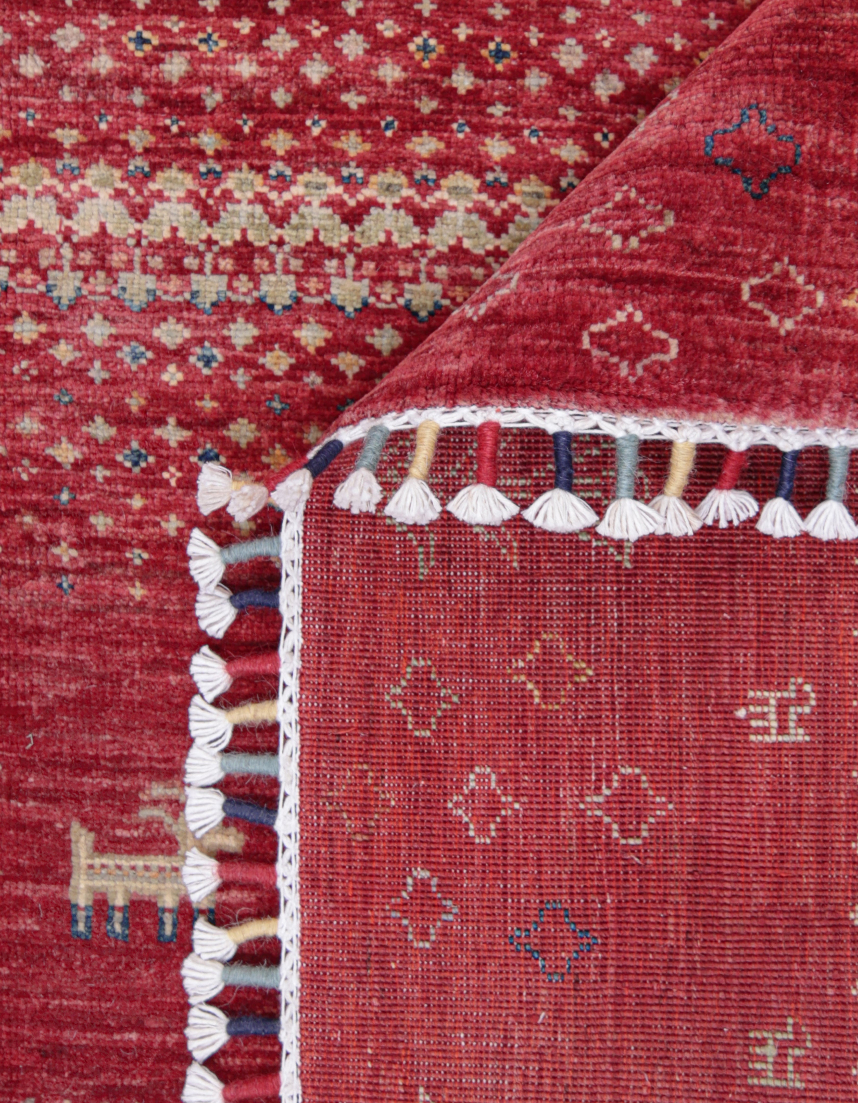 Gabira Crimson El Dokuma Yün Halı 294 x 212 cm