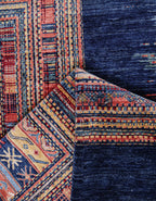 Zerava Indigo El Dokuma Yün Halı 297 x 211 cm