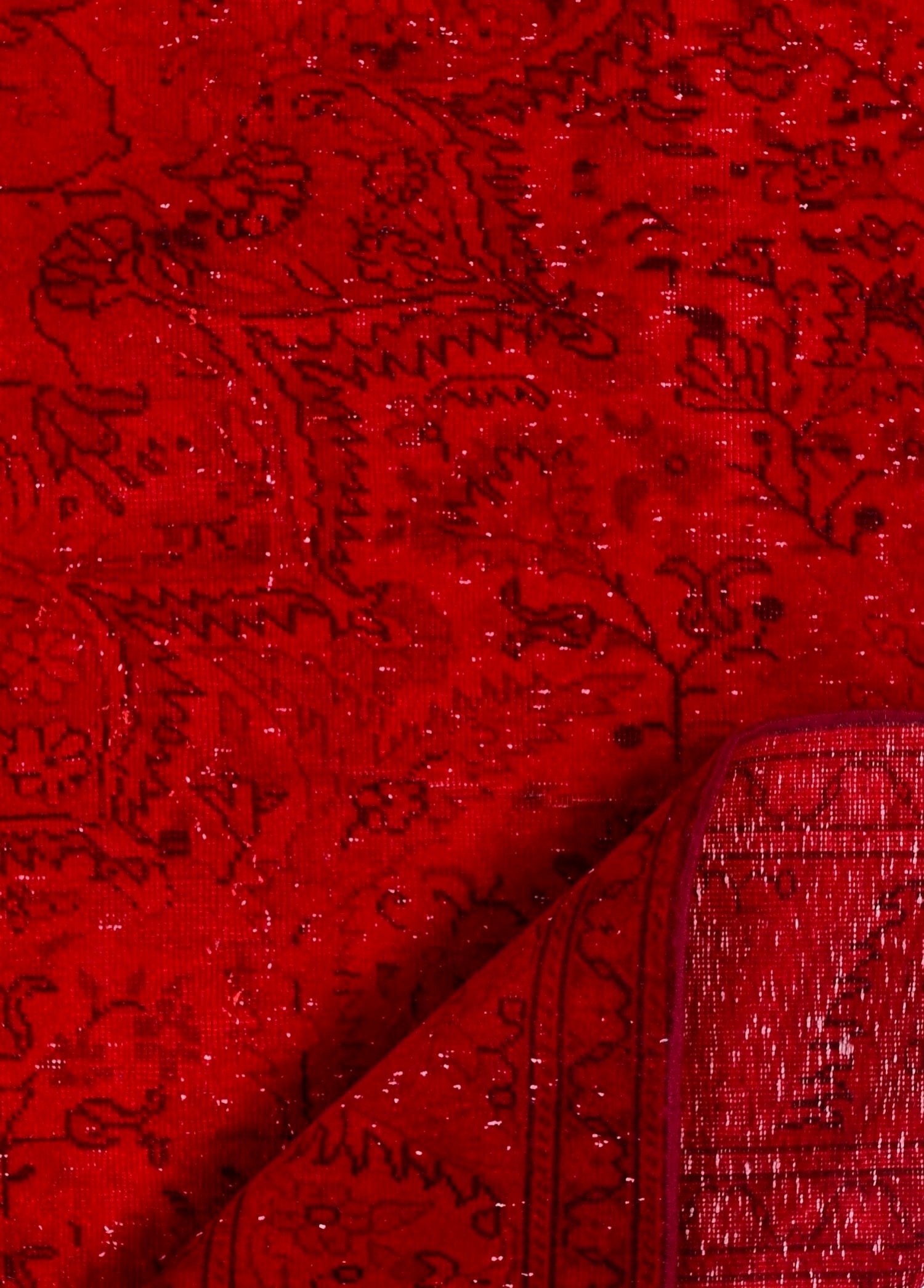 Wild Ember Vintage El Dokuma Yün Halı 286x190 cm