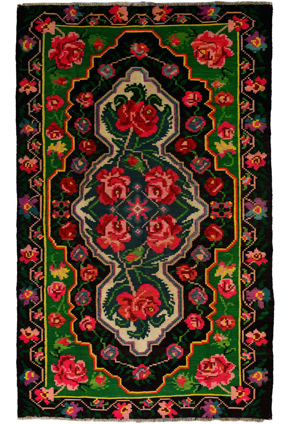 Rosaveld El Dokuma Yün Kilim 300x186 cm