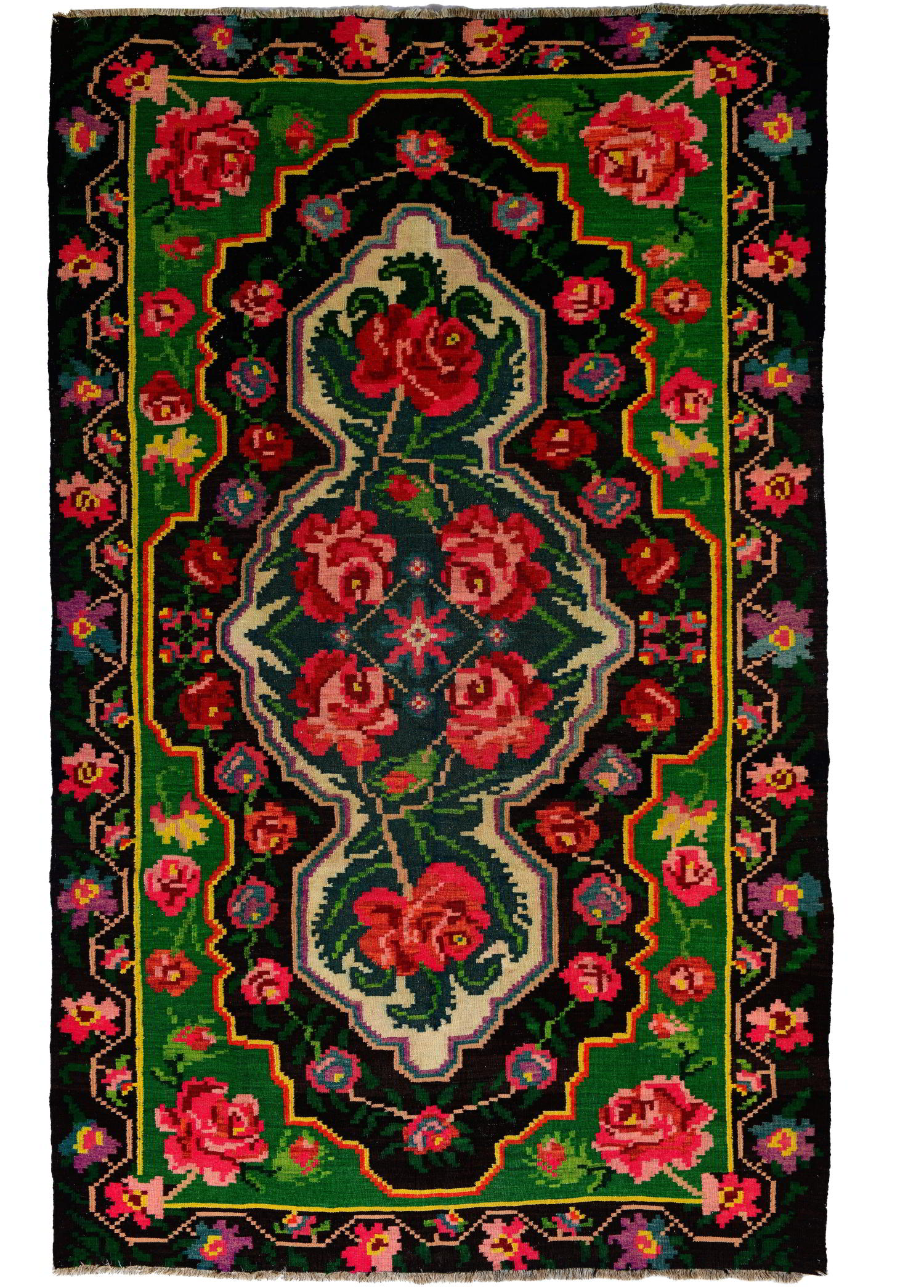 Rosaveld El Dokuma Yün Kilim 300x186 cm
